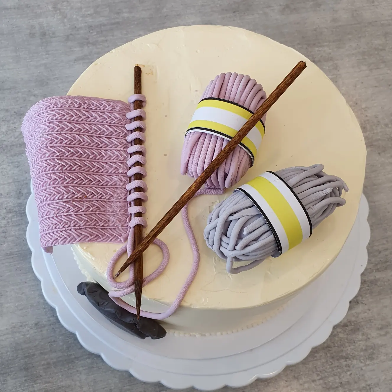 Knitting Cake